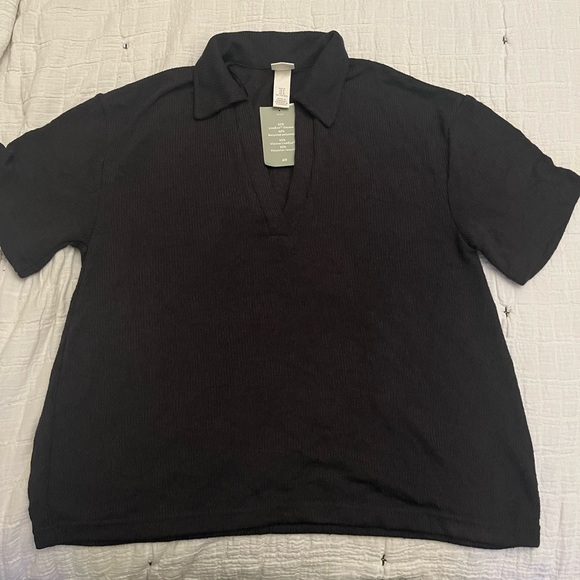 H&M Other - H&M Charcoal Grey V-Neck Cover Up